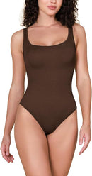 Ribbed Snatched Shapewear Bodysuit