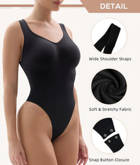 Ribbed Snatched Shapewear Bodysuit